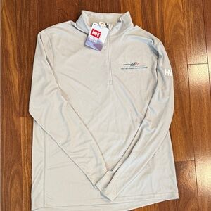 Helly Hansen Light Gray Half-Zip Demi Pullover